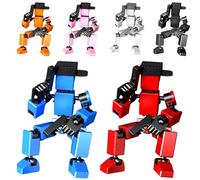 Zhajipai 6 Pieces 3d Printed Action Figure, Motion Figures, Movable 3D Robot Action Toys, Actions Figure Desktop Decoration, For Kids, Painting, Collections, Desktop