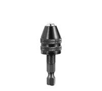 ZHAJNG 0.3-8mm Mini Keyless Drill Chuck Electric Drill Bits Collet Fixture Tool Hex Shank Quick Change Converter Engraver Chuck(0.3-3.6 6.35mm Hex)