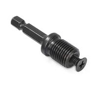 ZHAJNG 1/4" Hex Shank Adapter to 1/2" 3/8" Male Thread Electric Drill Bits Collet Quick Change Converter(1 4 to 1 2 Inch)