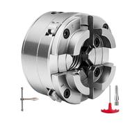 ZHAJNG 2.75in 3.75in Lathe Chuck W/Wrench Screw for Wood Metal Lathe Drilling Milling Machine Self-Centering 1in X 8TPI Thread(2.75-inch)