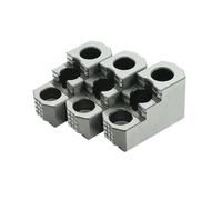 ZHAJNG 5 6 8 10 Inches Hydraulic Hard Jaws Hydraulic Chuck Three Jaws Strong Hard Jaws(5inches)