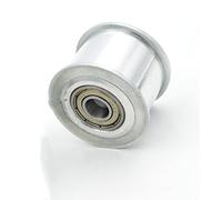 ZHAJNG 50 Teeth HTD5M 5M-50T Idler Pulley For Belt Width 20mm Tensioner Wheel With Bearing Guide 50teeth 50T(Bore 25mm NO Teeth)