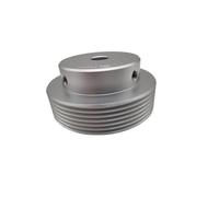 ZHAJNG 6PJ Multi-Slot Pulley V Belt Wheel Pulley Multi-Groove Wheel PJ Multi-Wedge Belt Pulley 6 Slots Diameter 75mm Bore 12mm 17mm(6PJ-D75-P40)