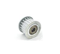 ZHAJNG HTD5M 5M-24T 24 Teeth Idler Pulley For Belt Width 25mm Tensioner Wheel With Bearing Guide 25teeth 25T(Bore 12mm With Teeth)