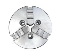 ZHAJNG K01-50/63/80/100 3 Jaw Self-Centering Manual Scroll Mini Wood Lathe Chuck(K01-63)