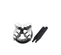 ZHAJNG K01-63 80 K02-50 63 80B K01-50 Lathe Chuck 3 Jaw 4 Jaw M14x1 Connecting Rod Self-Centering Mini DIY Metal for Wood Lathe Tools(K02-50)