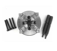 ZHAJNG K02-80 Lathe Chuck 80mm 4 Jaw Mini Wood Manual Chuck