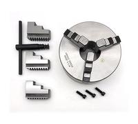 ZHAJNG K11-200 200mm Lathe Chuck Manual Lathe 3 Jaw Self-Centering Metal Lathe Scroll Chuck for Bench Lathe