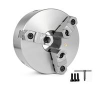 ZHAJNG K11-250 Lathe Chuck 250mm 3 Jaw Self-Centering Manual Scroll Chuck Metal Lathe(K11-250A One Set)