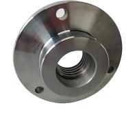 ZHAJNG K11-80 K11-100 K11-125 1inch 8 TPI/M33X3.5 Spindle Thread Flange Back Plate Adapter Wood Lathe Use Metal Chuck(M33X3.5 K11-80)