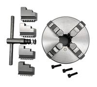 ZHAJNG K12-130 Precision Scroll Chuck 130mm Metal Lathe 4 Jaw Self-Centering Chuck