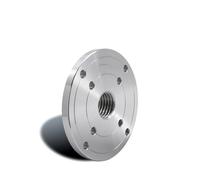 ZHAJNG Wood Lathe Face Plate for M33 M18 1 Inch Threaded Woodworking Turning Machine Chuck 2" 3" 4" 6" Flange Faceplate(100mm-M33x3.5)