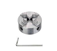 ZHAJNG Z011A 4 Jaw Chuck for Metal Mini Lathe M12x1mm Threaded Back 1.8~56mm/12~65mm(4 Jaw Chuck)