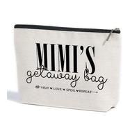 ZHAMEN Grandma Mom Gifts Grandmother Granny Mimi Nanny Grammy Yaya Mum Nana Abuela Oma Mamaw Gifts Makeup Bag, Multicolour 1071, 10.5"x 7"x 2.5"