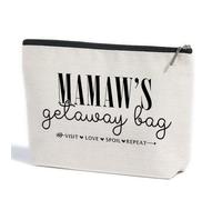 ZHAMEN Grandma Mom Gifts Grandmother Granny Mimi Nanny Grammy Yaya Mum Nana Abuela Oma Mamaw Gifts Makeup Bag, Multicolour 1079, 10.5"x 7"x 2.5"