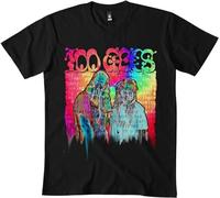 Zhan Zai All 100 Gecs of The Rainbow Slim Fit T-Shirt Black XXL