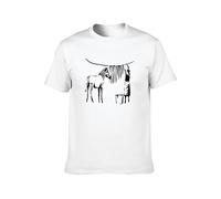 Zhan Zai Bansky Zebra Uomo Street Art Graffiti Moda Casual Round Neck T Shirt White L