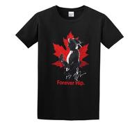 Zhan Zai GORD Downie Tribute Tragically Hip Singer Forever Hip T-Shirt Black M