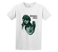Zhan Zai Mando Diao Give Me Fire Roll Cool Casual Round Neck T Shirt White 3XL