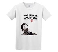 Zhan Zai One Flew Over The Cuckoo's Nest Poster T-Shirt White L
