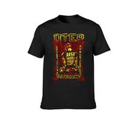 Zhan Zai Otep Never Back Down Sweatshirt Cute Round Neck Cosplay Soft Grinding T-Shirt Black L