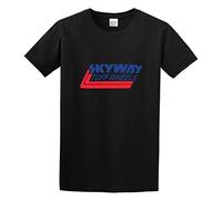 zhanbai Men's Skyway Tuff Wheels Retro BMX Cycling Bandit Bike Mongoose Short Sleeve O Neck XL Black