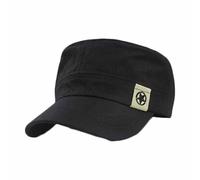 zhandouji Men's Cotton Army Cap Cadet Hat Canvas Trucker Dad Hat Military Flat Top Adjustable Classic Baseball Cap Combat Cap Headwear
