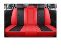 ZHANFEIS For Nissan For Qashqai For Primera P12 For Tiida For Almera For Patrol For Pathfinder R51 For X-Trail T31 For Kicks For March For Juke Car Seat Covers(Rear Seats-Red)