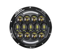 ZHANFEIS Motorcycle Headlight For Land For Rover For Defender 90 7 Inch Motorcycle Led Headlight Auxiliary Headlights(002 Black 1Piece)