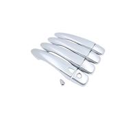 ZHANFEIS Ourside Outer Door Handle for Nissan for Navara NP300 D23 2015~2019 Chrome Handles Cover Accessories Stickers Trim Set Cap(1 Button 4 Door)
