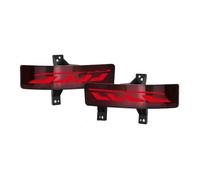 ZHANFEIS Rear Bumper Reflectors For CRV For CR-V 2020 2021 2022 LED Rear Bumper Reflector Light Turn Signal Warning Brake(3 Functions Red)