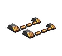 ZHANFEIS Rear Light Assembly For Hummer H2 2003-2009 Front Amber Rear Red LED Cab Roof Lights Clearance Marker Lights(10pcs Amber)