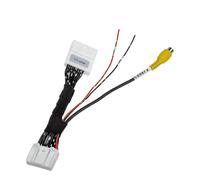 ZHANFEIS Reverse Camera For Toyota OEM Screen Reverse Camera CVBS Signal Adapter 6V Power Output C24 Dual-Head 24PIN Video Input Cable Backup