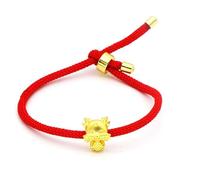 Zhang shine 2024 New Year Chinese Zodiac Dragon Bracelet Luck Red String Adjustable Charm Stretch Bracelet Animal Auspicious For Women Jewelry Gifts （Style 4）