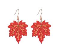Zhang shine Fall Thanksgiving Earrings Turkey Maple Leaf Pumpkin Pie Coffee Glitter Acrylic Autumn Holiday Dangle Drop Earring for Women Fall Jewelry-Turkey, One Size, Acrylic, No Gemstone