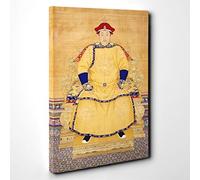 Zhang Shunzi Oriental Qing Dynasty Canvas Print | Gallery Wrapped 30mm Frame Wall Art | 30x20 inches | Ready to Hang | Modern Picture | Living Room Bedroom Lounge Office