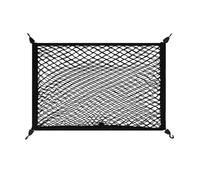 zhangbaoshun Car Boot Net for BMW 5 Series 1972-2025 E12 E28 E34 E39 E60 F10 G30,Luggage Net,Elastic Nylon Mesh Storage Organize,With 4 Hooks,Adjustable Elastic Organizer,For Car Boot,40 * 80cm