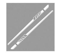 zhangbaoshun Car Side Skirt Pedal for Forester XV Ascent Legacy BRZ Outback WRX,Aluminium Side Steps with Extension,Anti-Collision Protection,Running Boards Kit with Side Skirt Diffuser,C-White