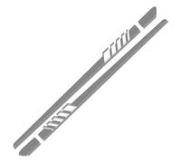 zhangbaoshun Car Side Skirt Pedal for Legacy WRX Impreza STI,Aluminium Side Steps with Extension,Anti-Collision Protection,Running Boards Kit with Side Skirt Diffuser,E-Grey