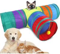Zhangfang Guinea Pig Tunnel Rabbit Cat Tunnel Collapsible Tea Rabbit Tunnel Tube Hideout Small Animal Activity Hideout