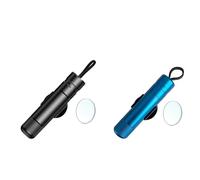 zhangfuyun 2Pcs Car Safety Hammer 2IN1 Emergency Escape Tool with Seatbelt Cutter Portable Life-Saving One Second Window Breaker Lightweight Auto Rescue Tool for Breaking Car Window Glass