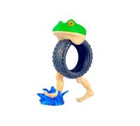 zhangfuyun Tralalero Tralala Figures, Tung Sahur Figure Toy, 3D Printed Italian Brainrot Animals, Collectible Figure, for Collection and Decoration