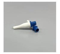 ZHANGGH 1000pcs LC Connector Kits, Single Mode Blue Housing, Spring Accessory, Dust Cap, Fiber Optic Parts Without Ferrule (Boot)