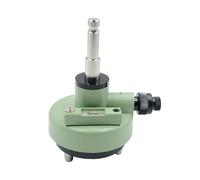 ZHANGGH Green Three-Jaw Tribrach Adapter with Optical Plummet Level Bubble Replacement Prism Total Station GPS Surveying Adaptor