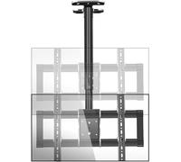 ZHANGGL Adjustable Ceiling TV Mount, Tilt And Telescopic Ceiling TV Mount, Ceiling Suspended Telescopic Milk Tea Shop Wall Mount Bracket