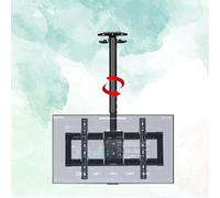ZHANGGL Adjustable Ceiling TV Mount, Tilt And Telescopic Ceiling TV Mount, Ceiling Suspended Telescopic Milk Tea Shop Wall Mount Bracket