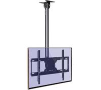 ZHANGGL Adjustable Ceiling TV Mounting Bracket - For 26-65 Inch TVs, Full Motion Height Adjustable Swivel Tilt Bracket For LCD TVs And Monitors, Metal Expansion Screw Fixing