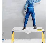 ZHANGGL Adjustable Height Telescoping Scaffolding Platform - Portable Anti-Skid Ladder for Vehicle Washing & Workbench - 180x30cm (70.87" x 11.81")