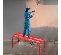 ZHANGGL Adjustable Painters Scaffolding Platform - Skid-Proof Foldable Ladder Walk Boards for Industrial Use, 180x30cm (70 7/8" x 11 3/4"), Enhanced Stability & Safety