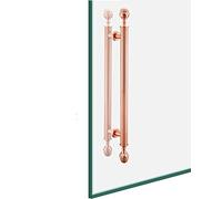 ZHANGGL Barn Door Handle Large Interior Barn Door Handles for Bedroom Kitchen Entryway,Modern Heavy Duty Glass Door Push Handle with Hardware Kit